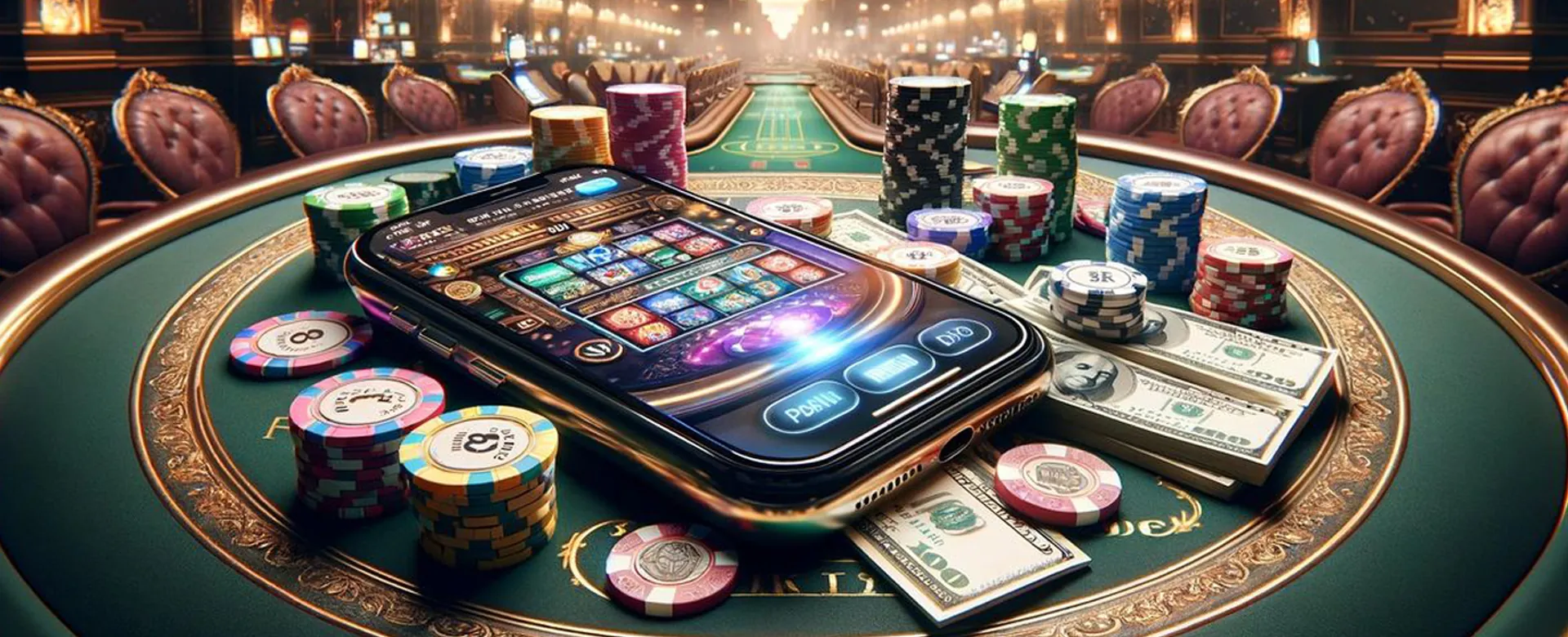 Dynamic ph9 Casino Lobby with various games