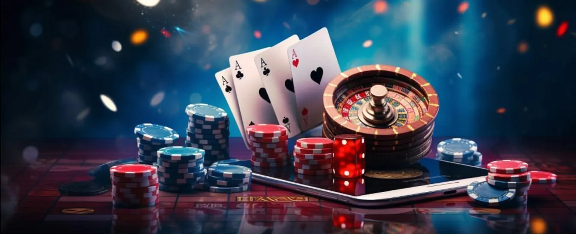 Dynamic image representing ph9 casino games deep dive with golden accents